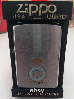Zippo Lighter Royal Air Force Ac Squadron Hereward B. N. I. B 1996 Very Rare